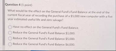 Question 4 ( 1 point ) What would be the effect