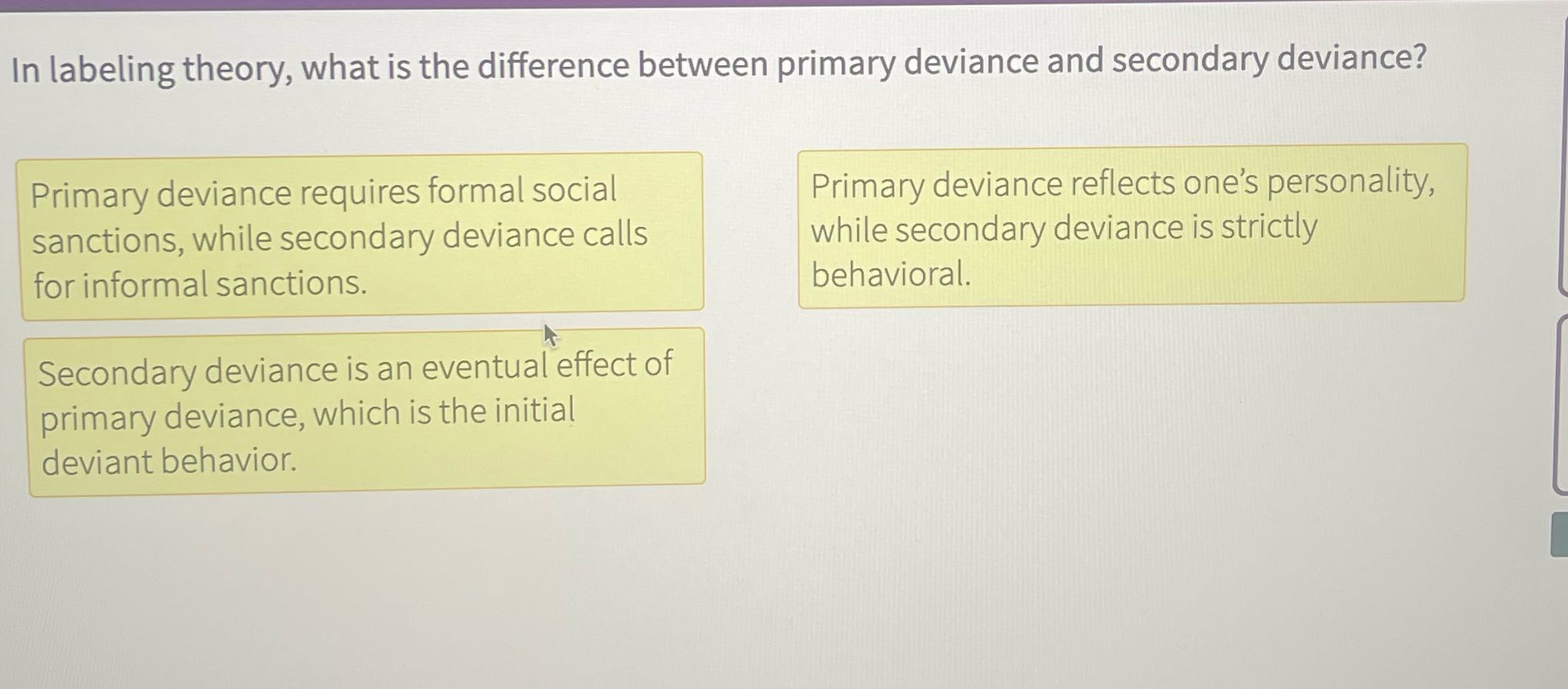 Solve it In labeling theory, what is the