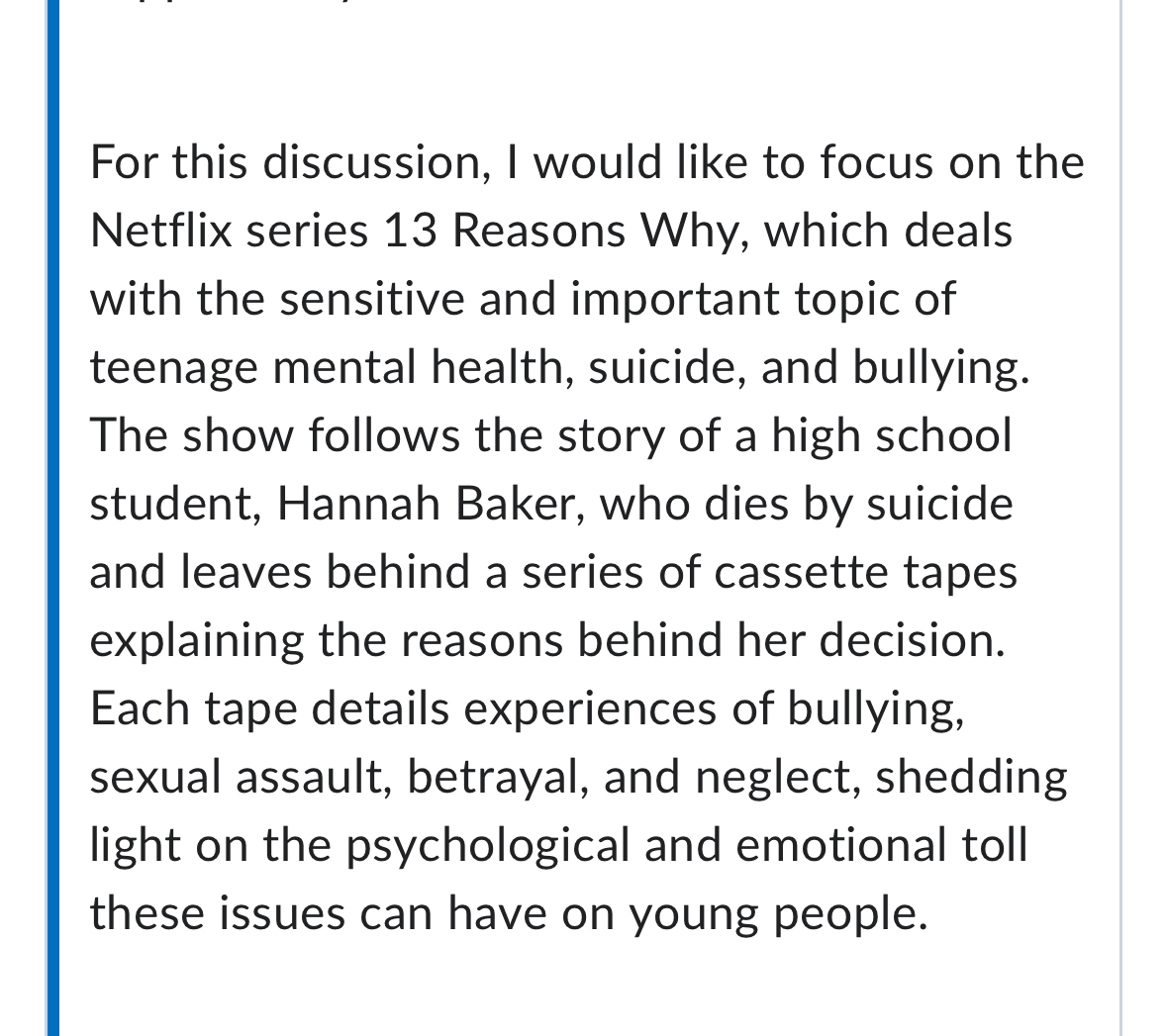 While applying a social theory may help us