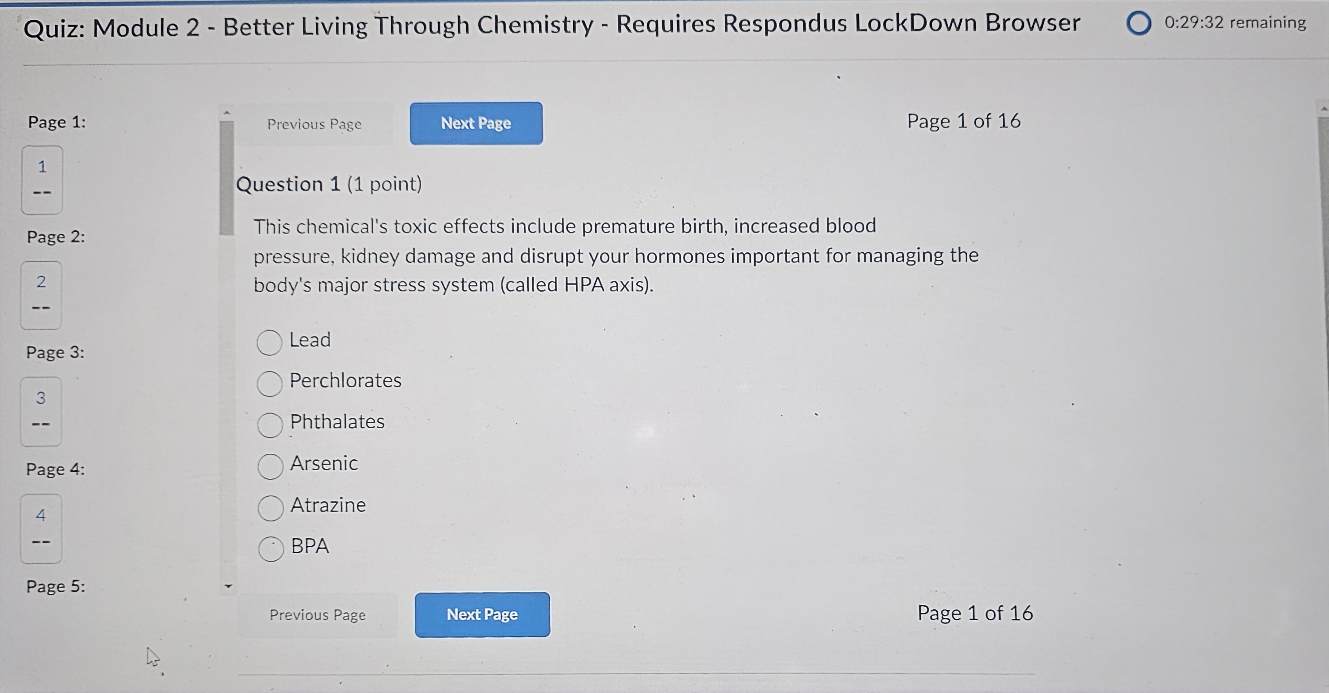 Answer the question Quiz: Module 2 - Better