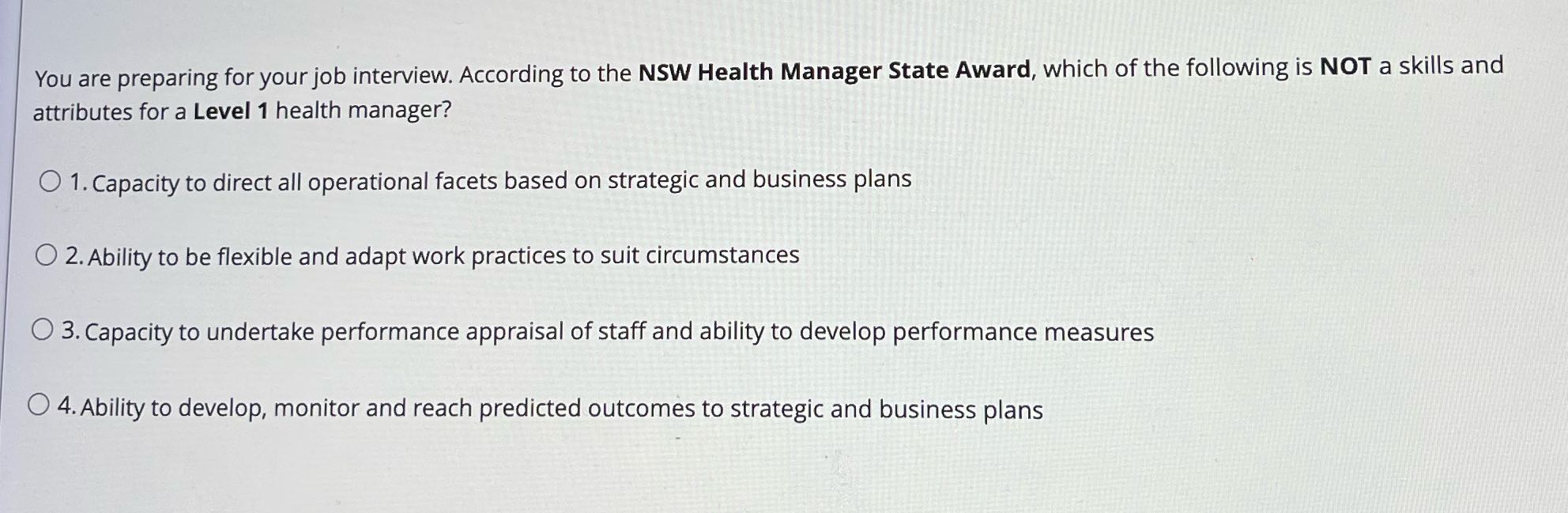 You are preparing for your job interview.