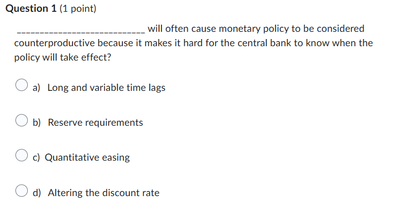 the answer. Question 1 (1 point) tits Sill often