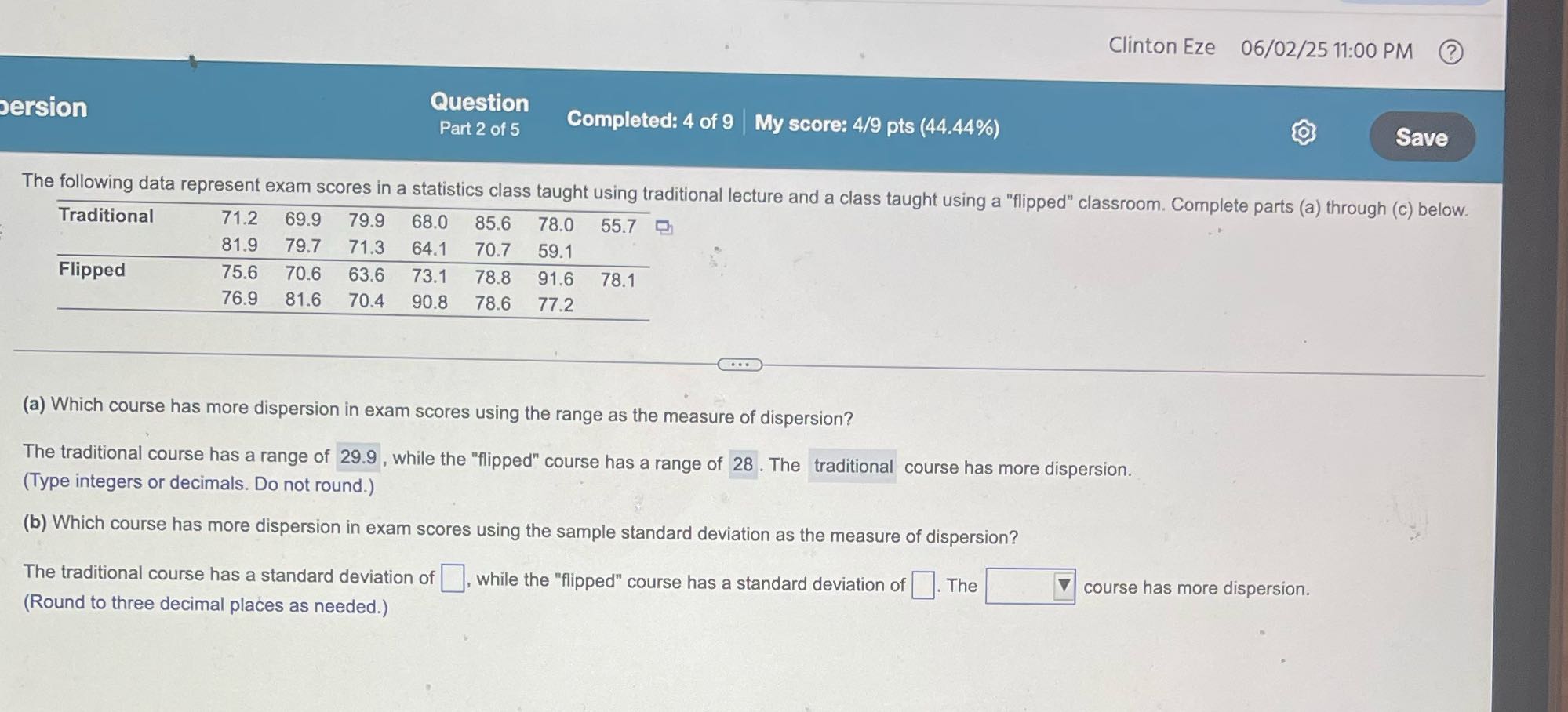 Clinton Eze 06/02/25 11:00 PM (? version Question