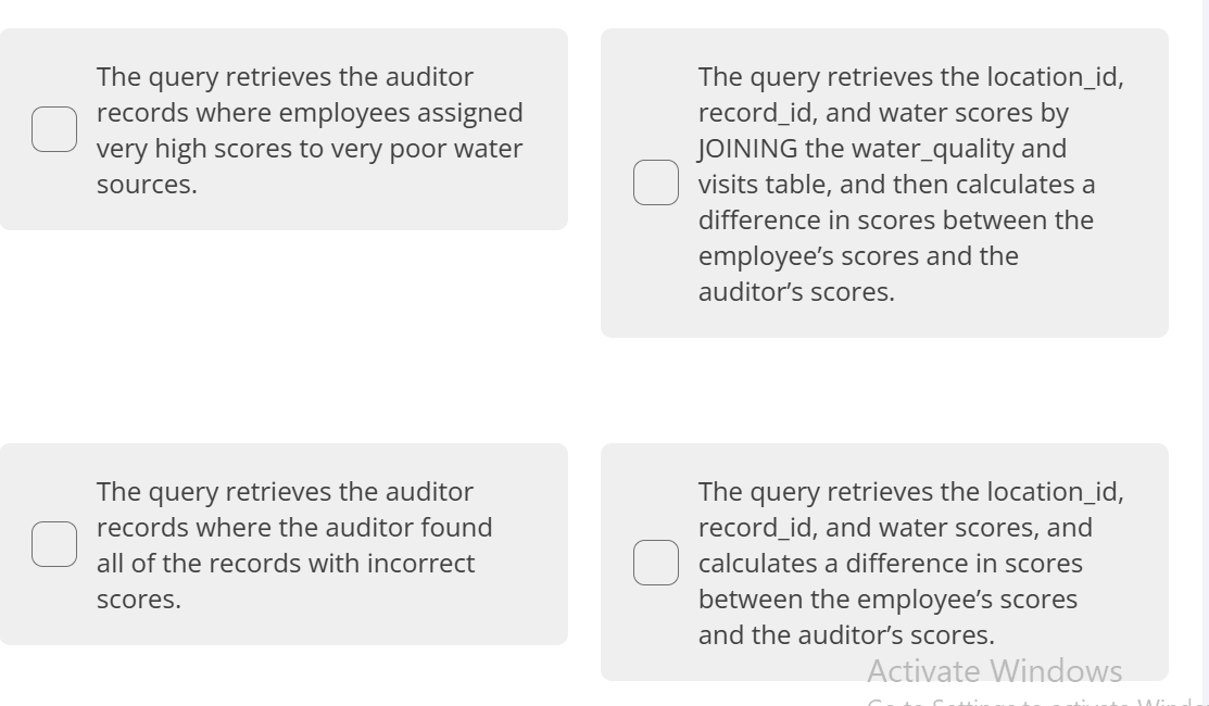 Consider the provided SQL query. What does it do?