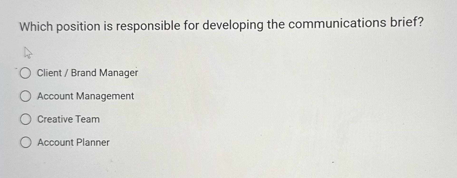 Which position is responsible for developing the