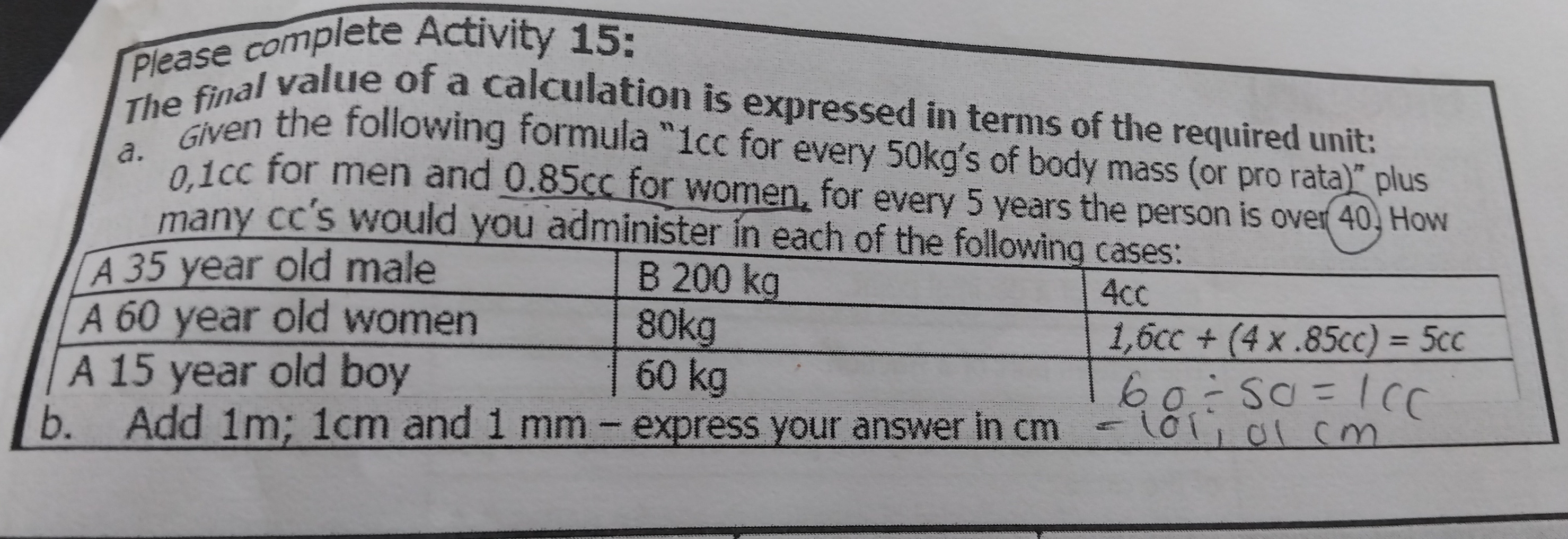 Please complete Activity 15: The final value of a