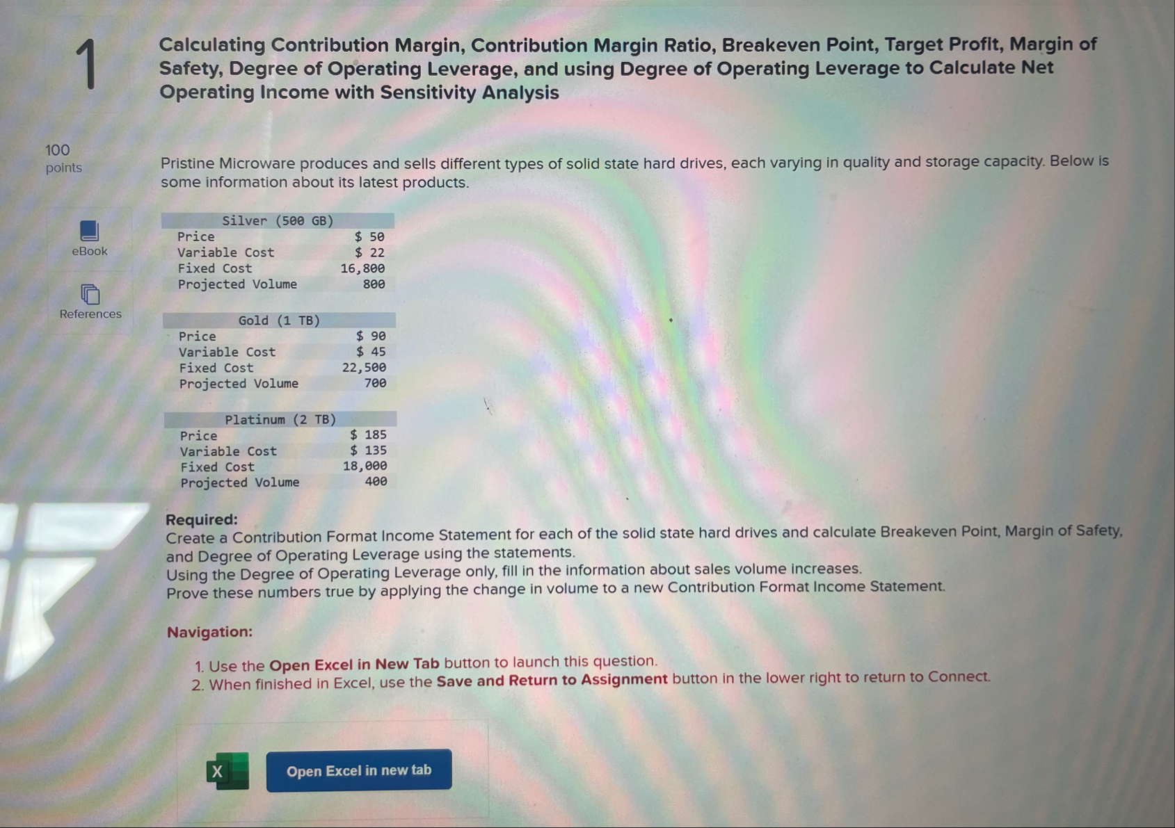 1 Calculating Contribution Margin, Contribution