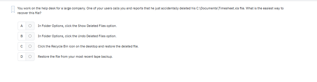 Please answer the following questions You work on