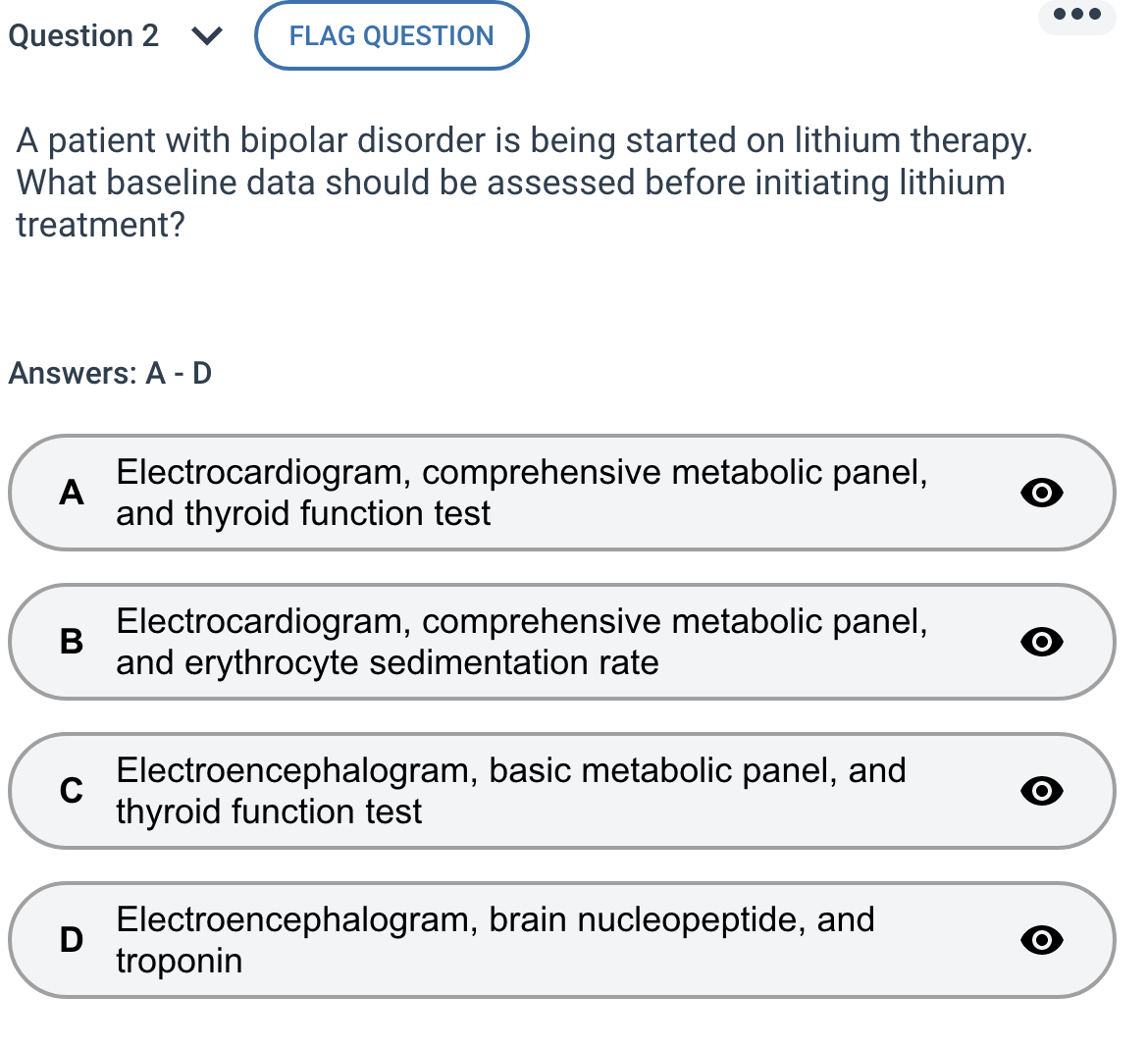 what is the answer? .. . Question 2 V FLAG