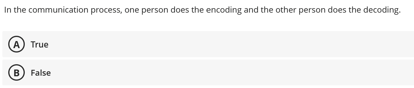 help In the communication process, one person