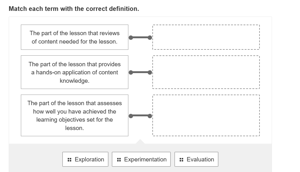 match Match each term with the correct