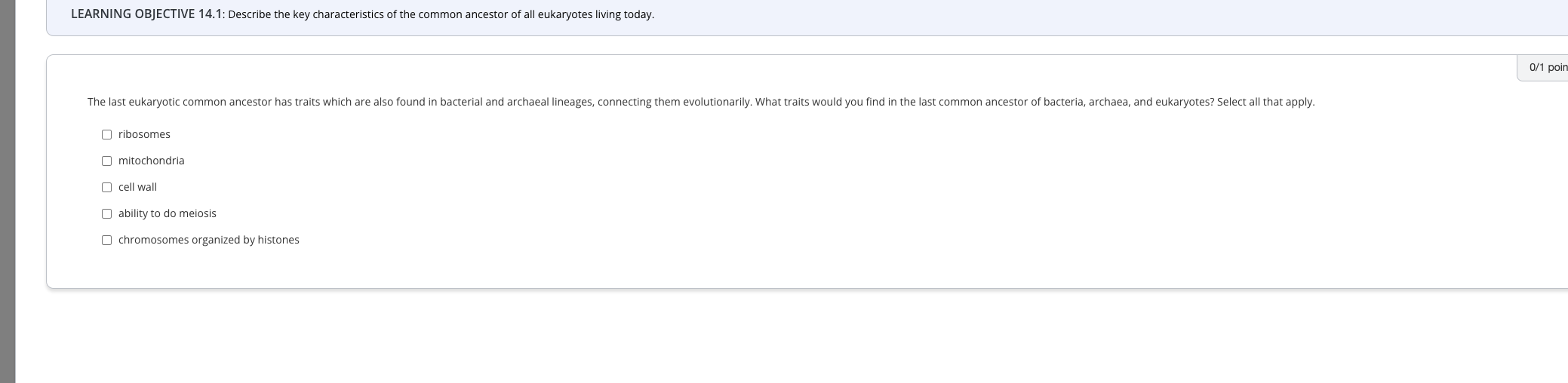 answer LEARNING OBJECTIVE 14.1: Describe the key