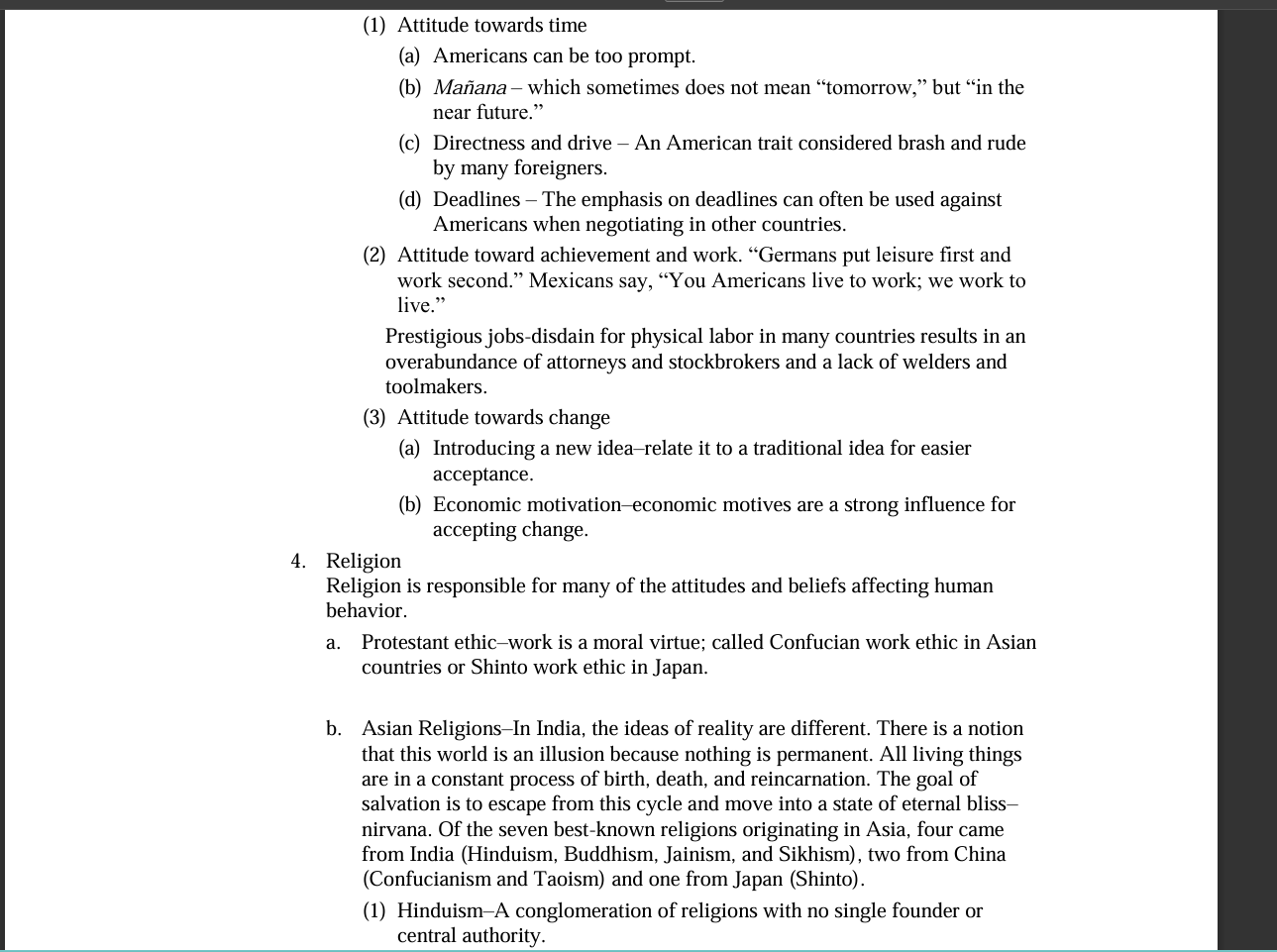 Il. Chapter 3 Lecture Outline Opening Section The