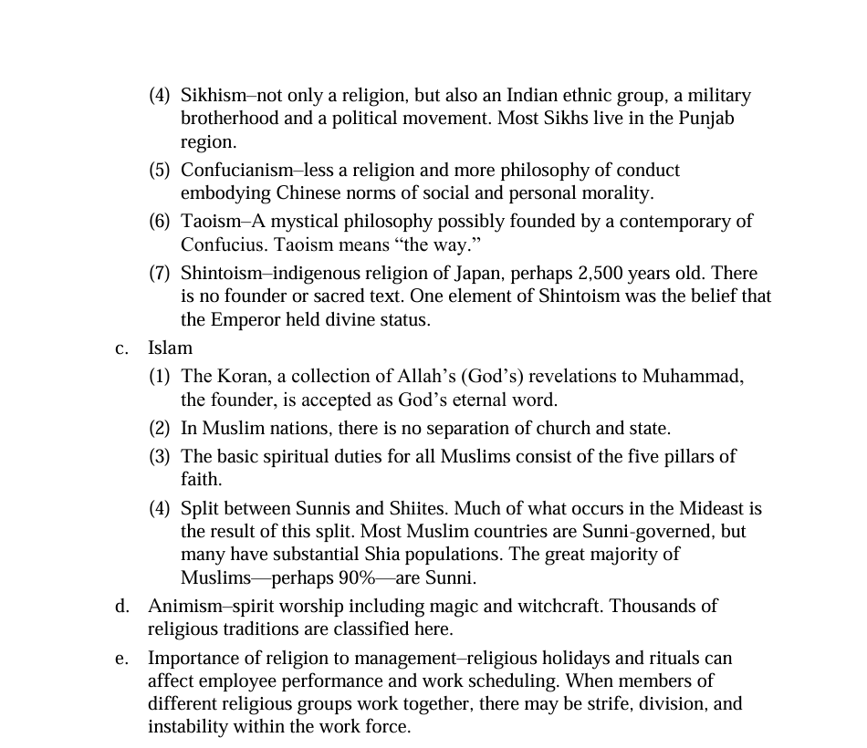 Il. Chapter 3 Lecture Outline Opening Section The