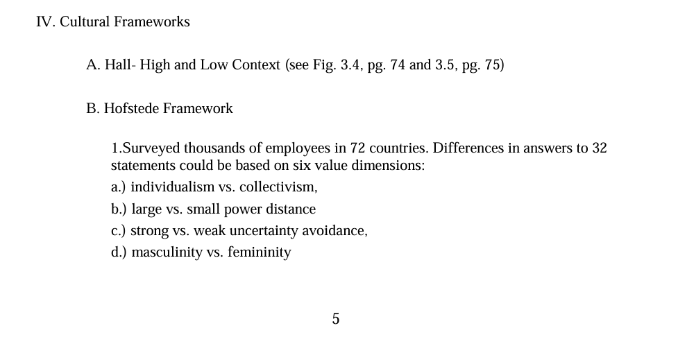 Il. Chapter 3 Lecture Outline Opening Section The