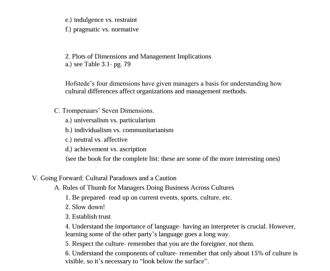 Il. Chapter 3 Lecture Outline Opening Section The
