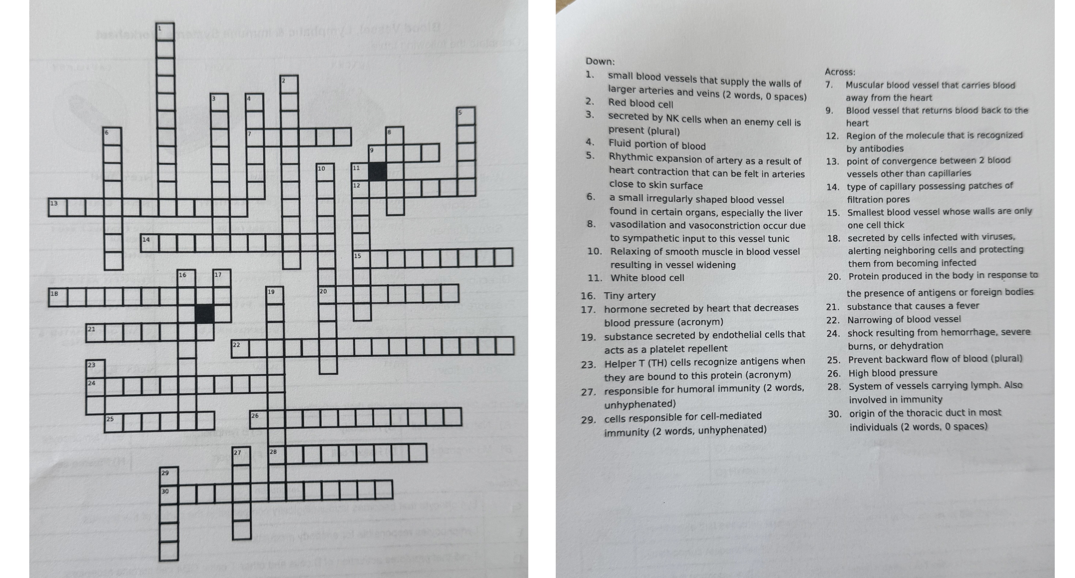 please help solve the cross-word puzzle thank you