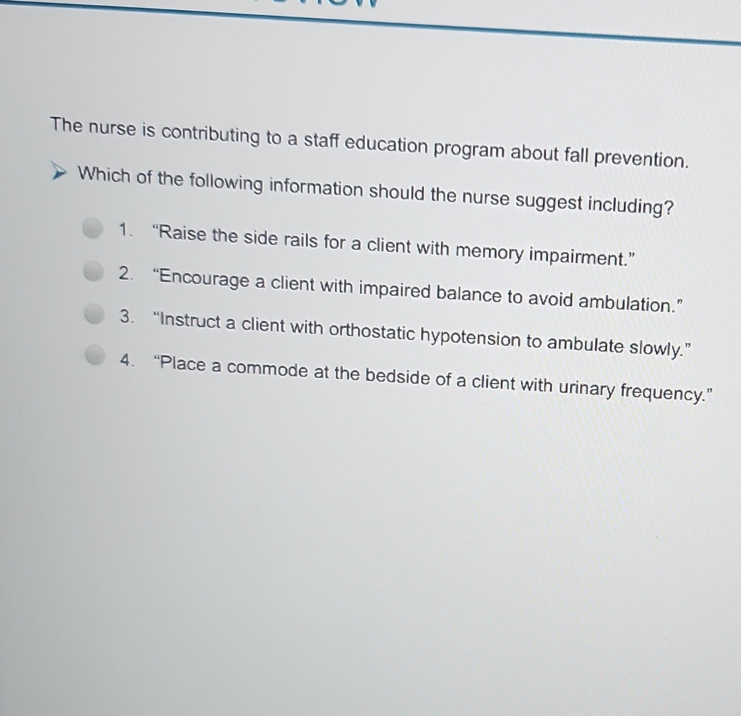 The nurse is contributing to a staff education