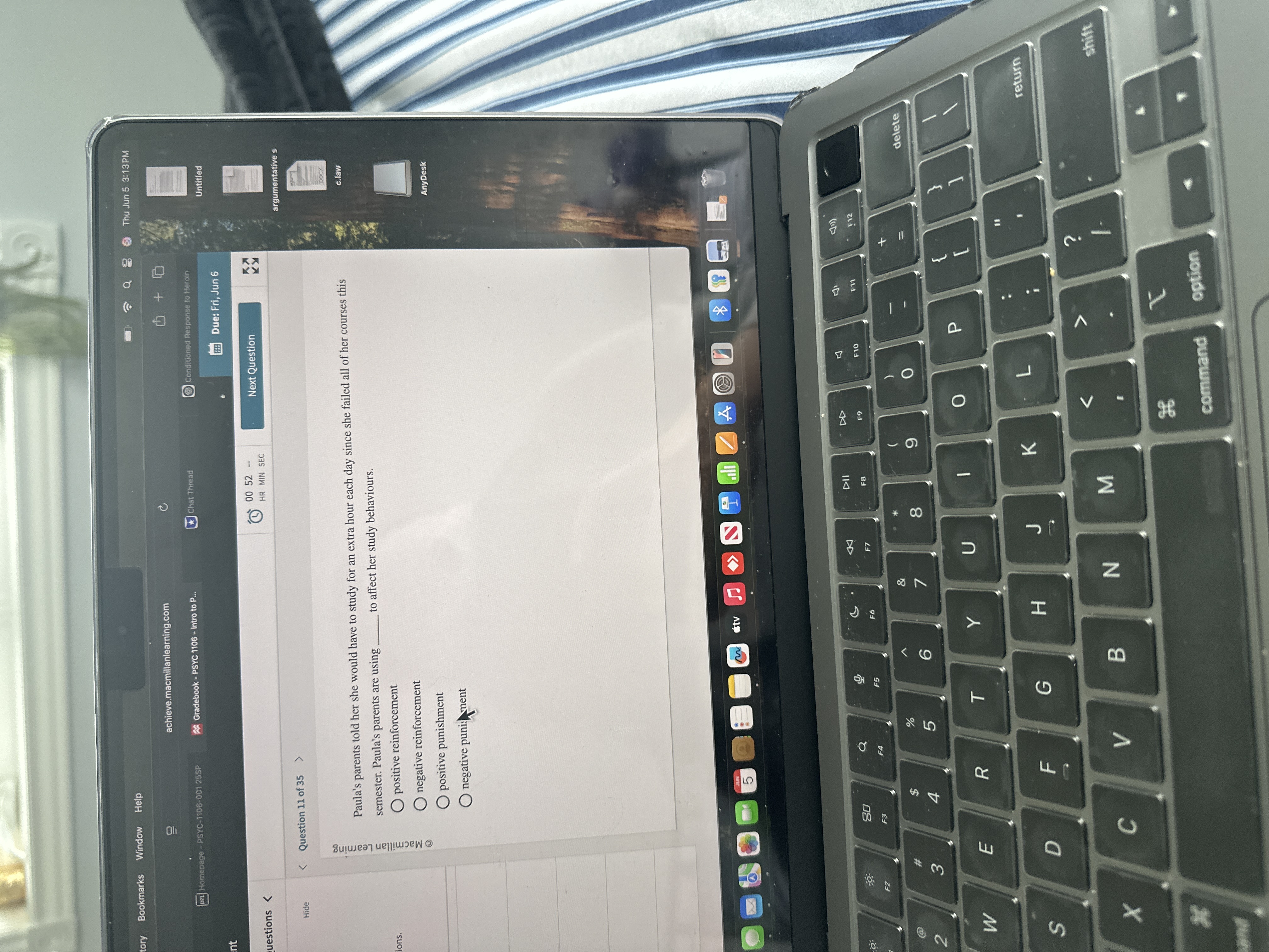 Ans tory Bookmarks Window Help Q 8 0 Thu Jun 5