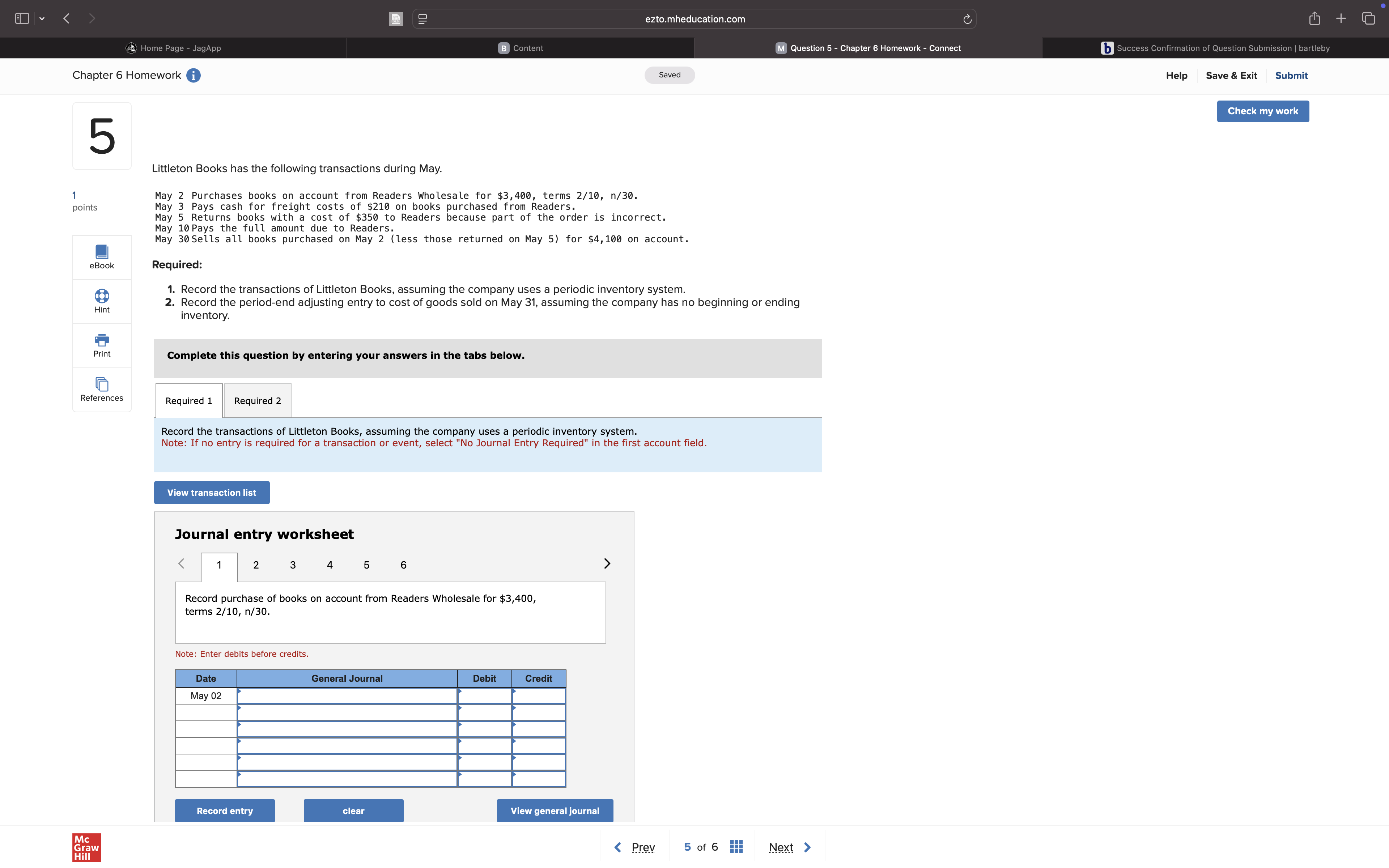 ezto.mheducation.com Re ee Ce au Ct eae Chapter 6