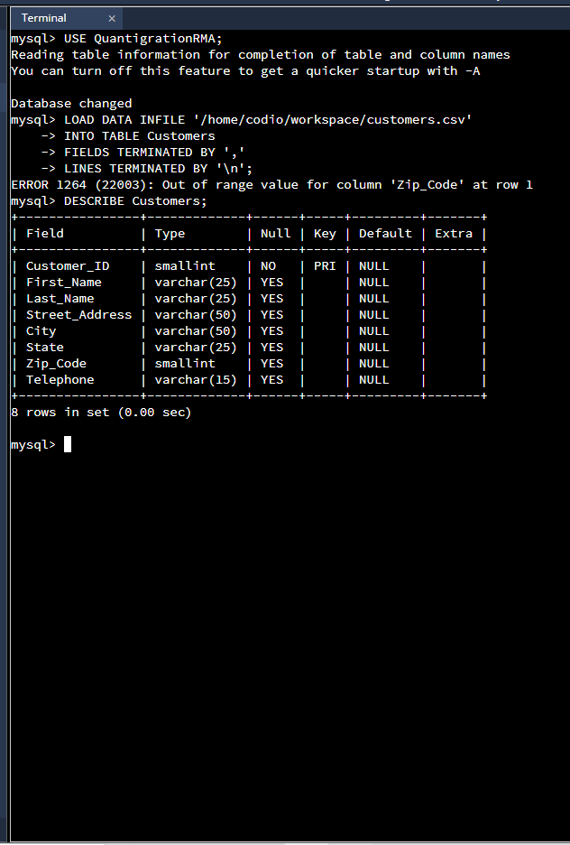 I need help writing the code in Codio with the