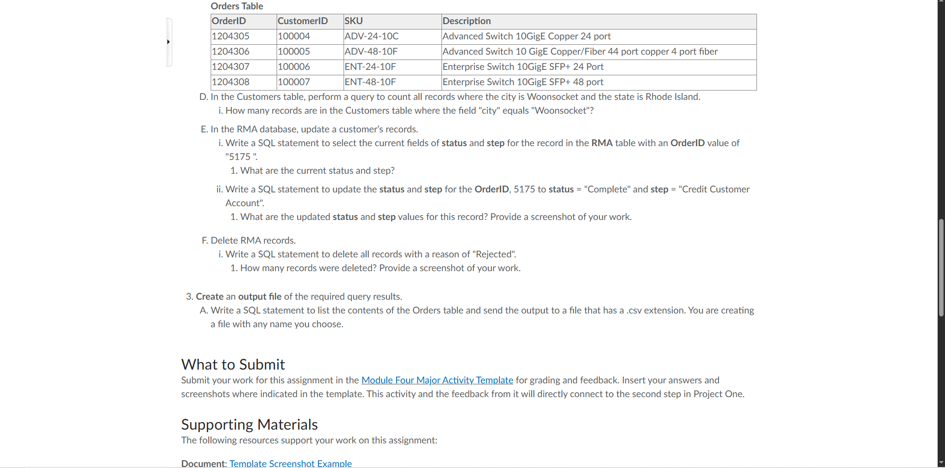 I need help writing the code in Codio with the