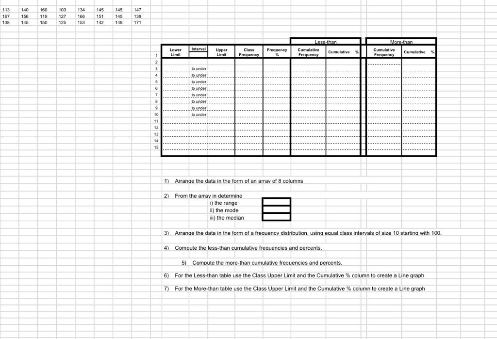 can you solve this statistics in step by step for