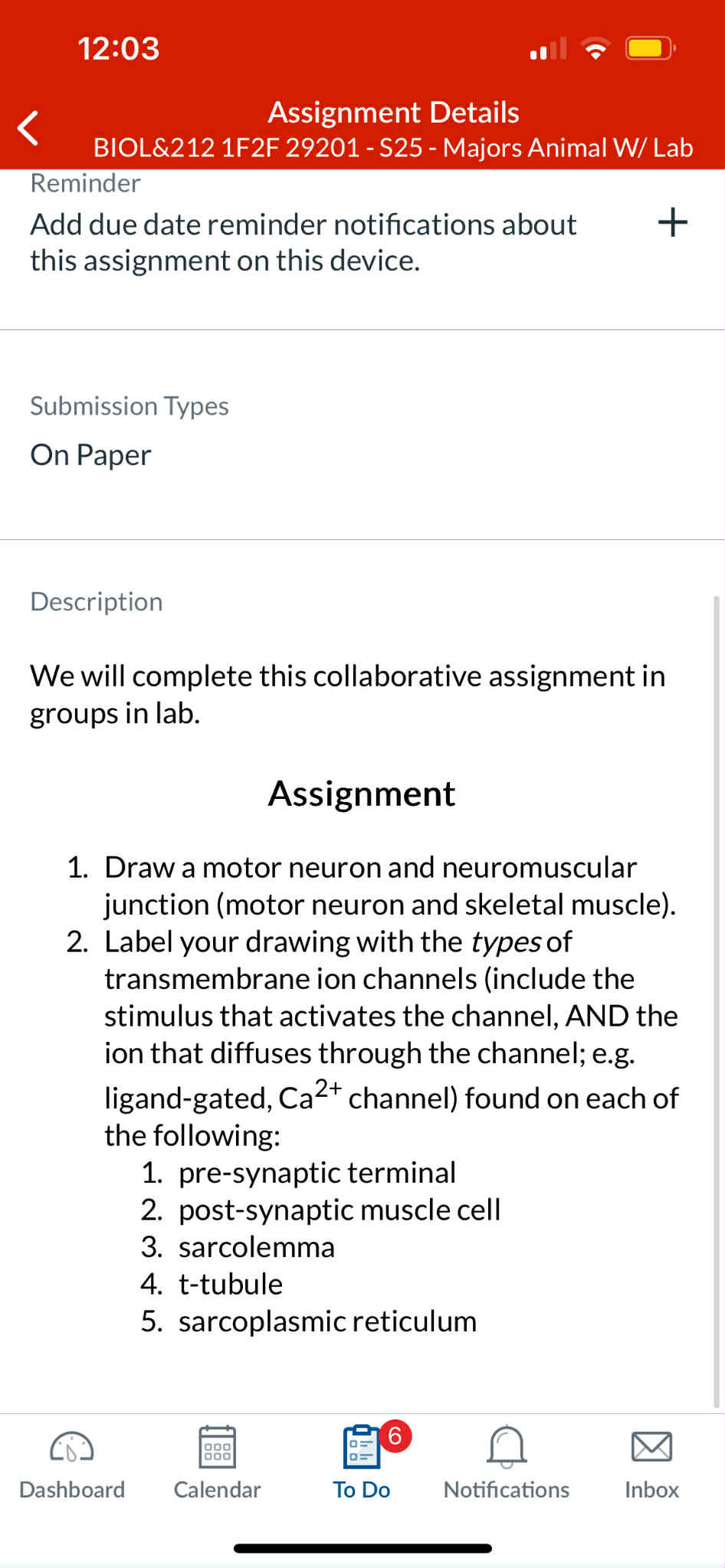 answer this 12:03 M4 Assignment Details BIOL&212