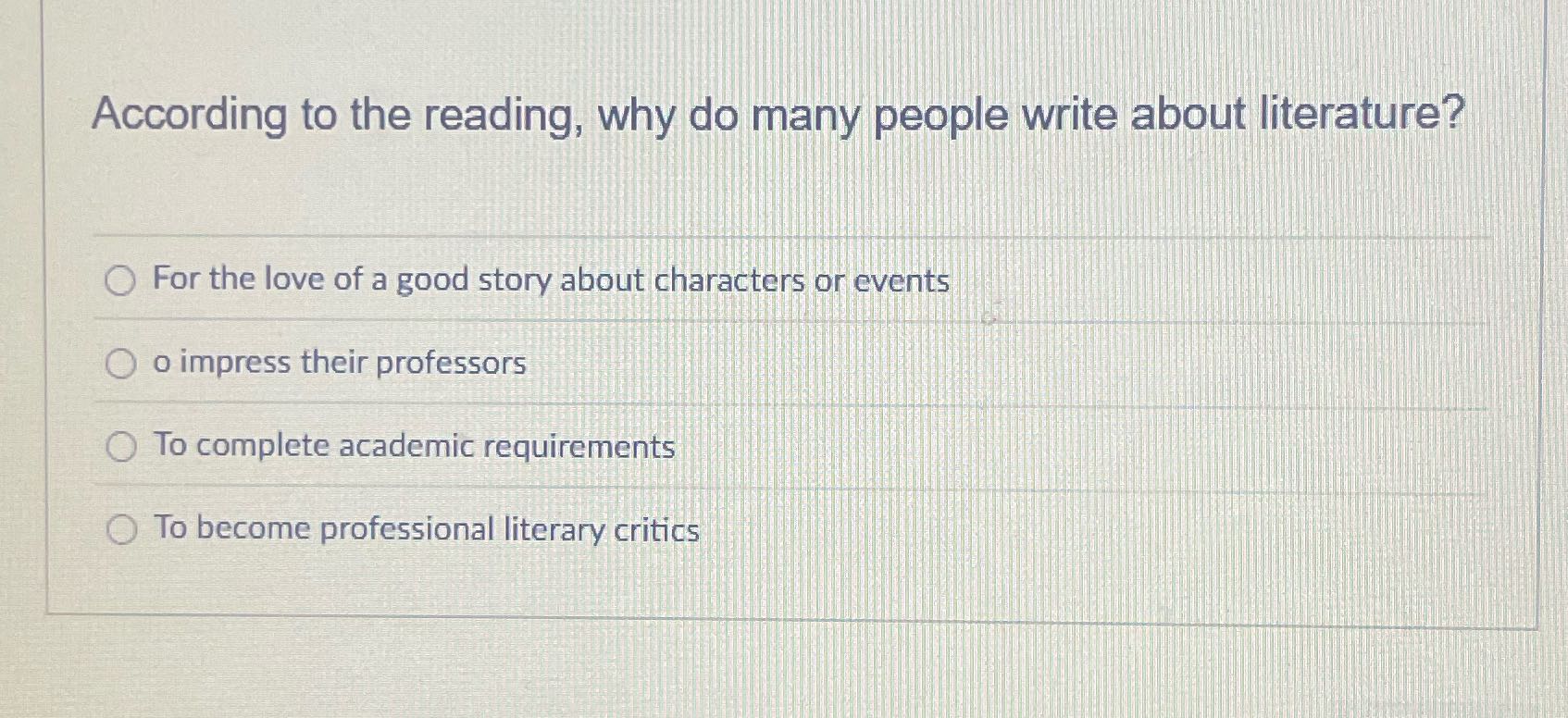 According to the reading, why do many people