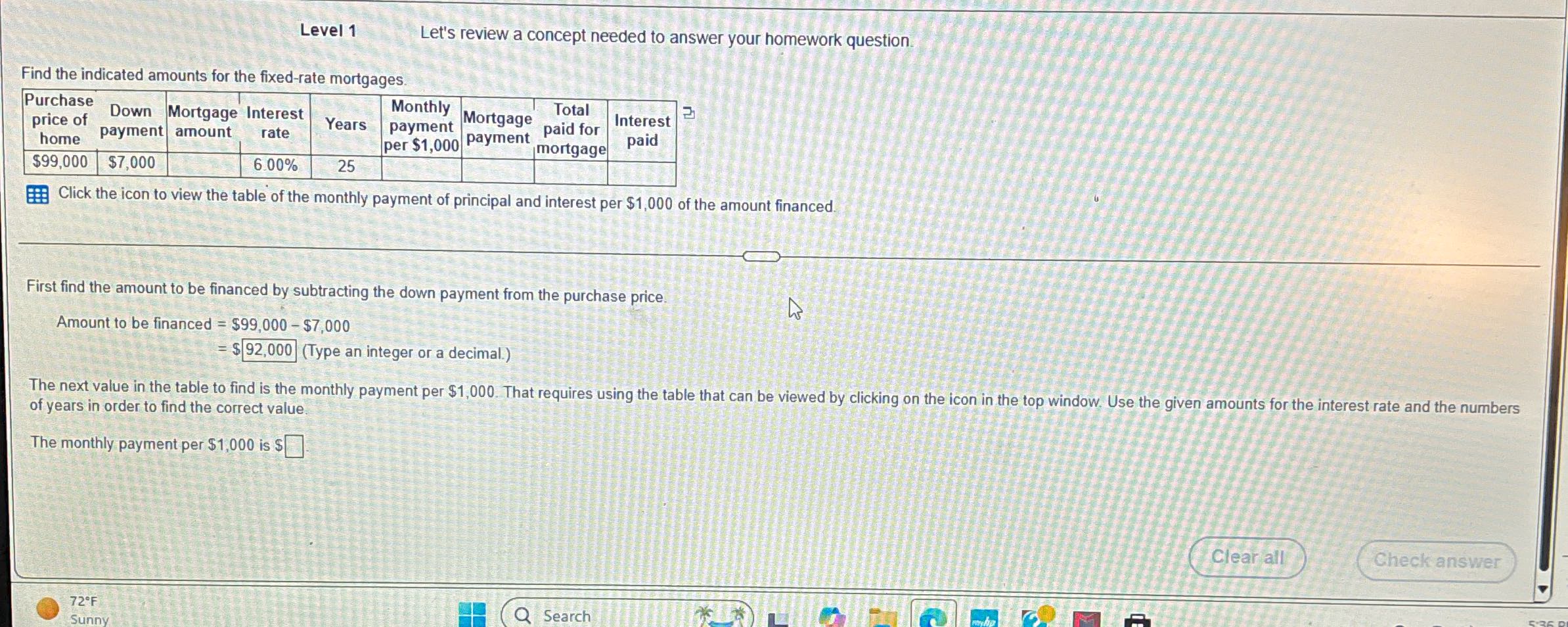Level 1 Let's review a concept needed to