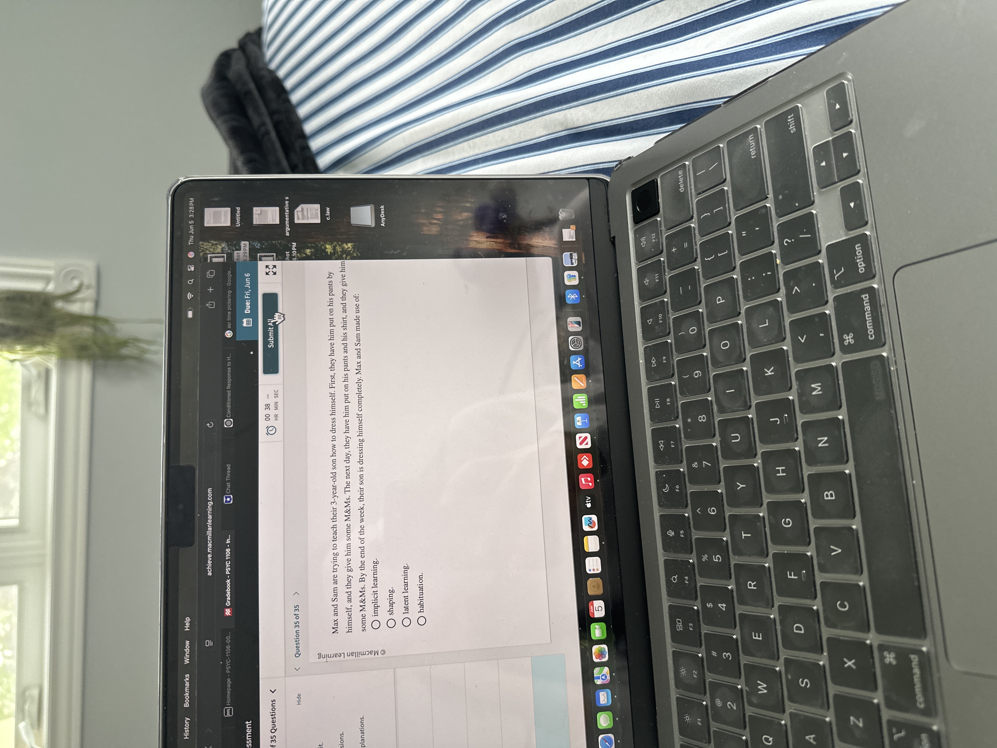 Ans History Bookmarks Window Help 8 0 Thu Jun 5