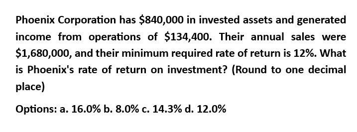 Please explain the solution to this financial