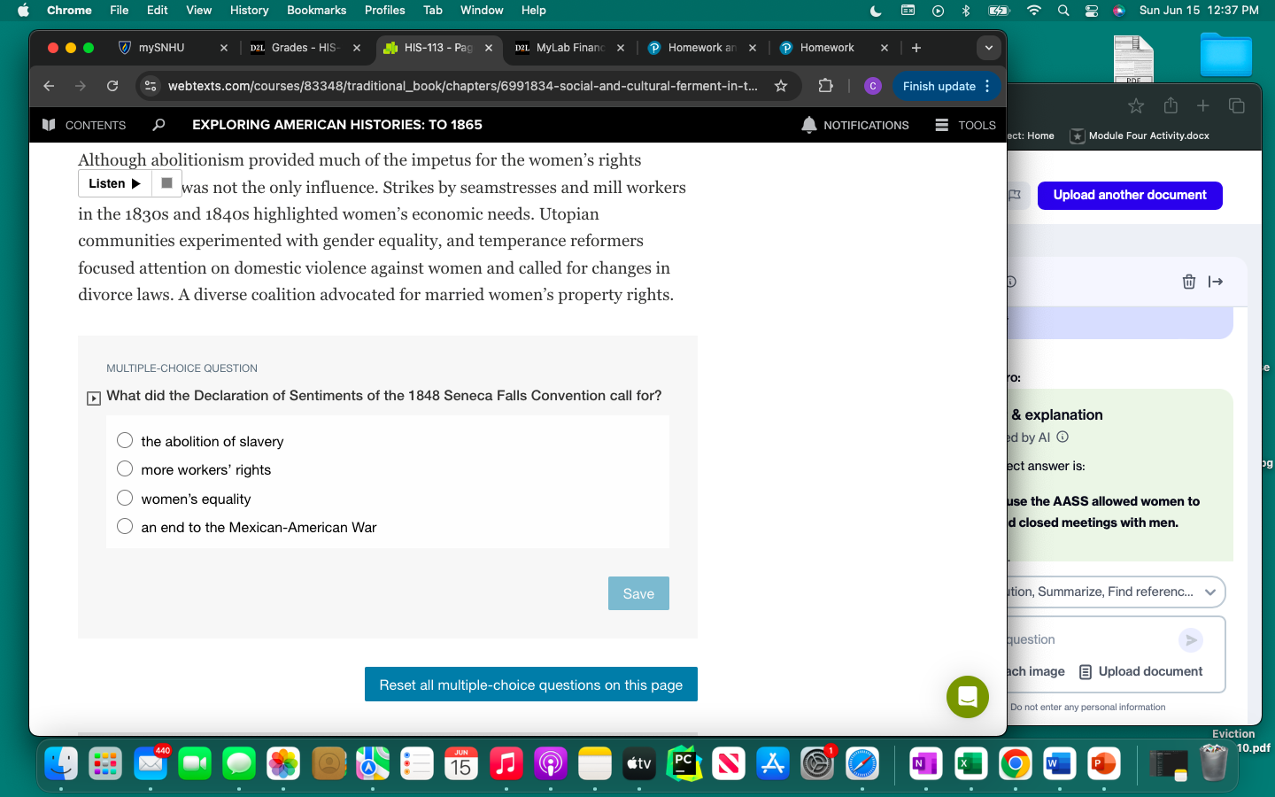 answer it Chrome File Edit View History Bookmarks