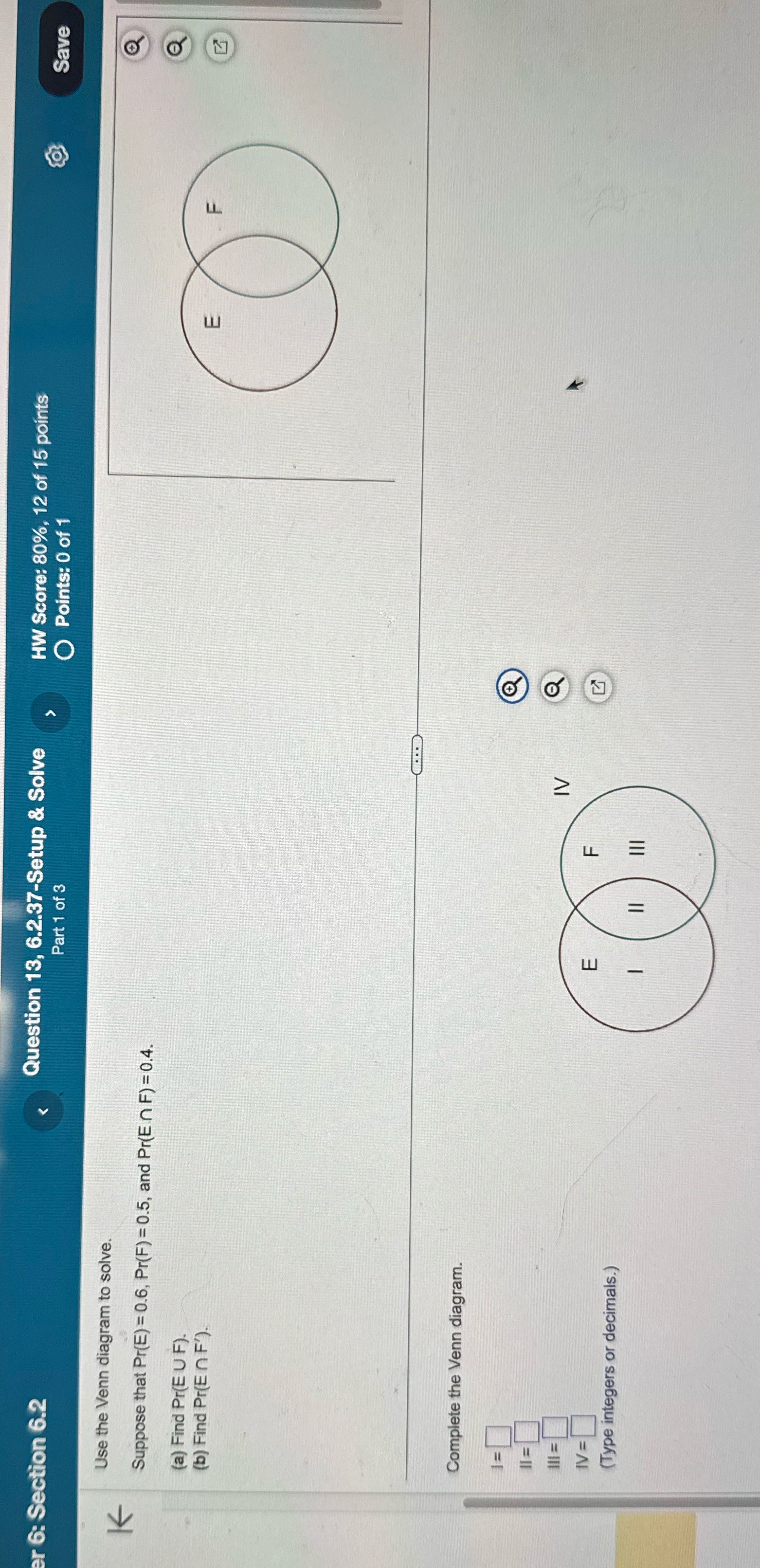 r 6: Section 6.2 Question 13, 6.2.37-Setup &
