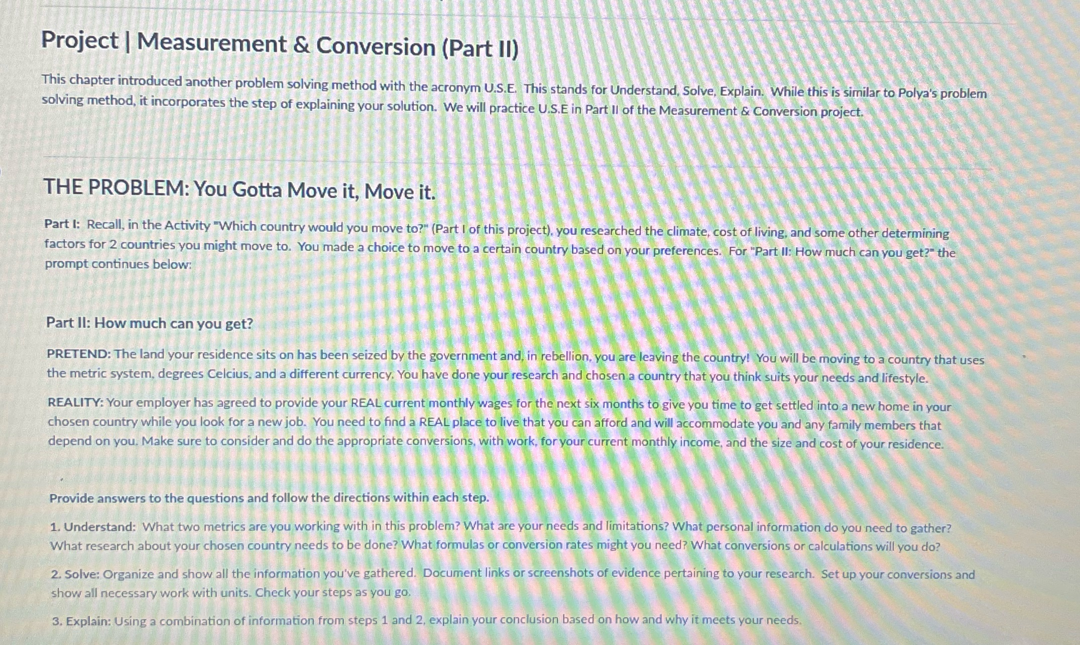Project | Measurement & Conversion (Part II) This