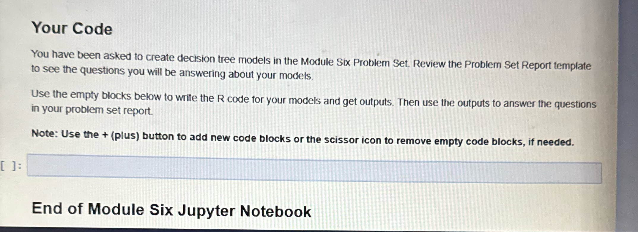 I already have the problem 6 set report filled