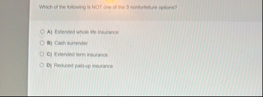 Which of the following is NOT one of the 3