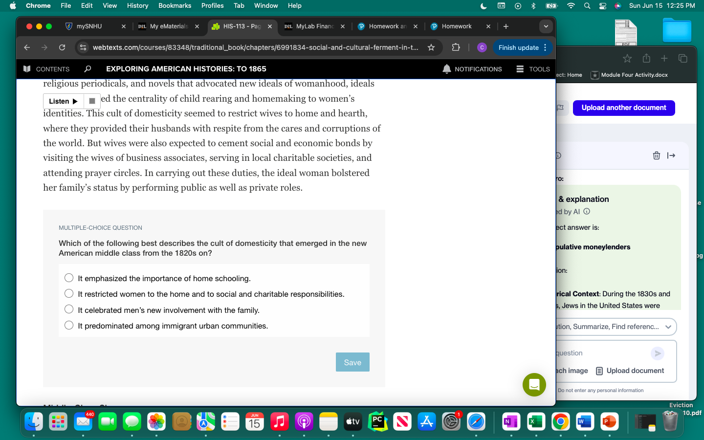answer it Chrome File Edit View History Bookmarks