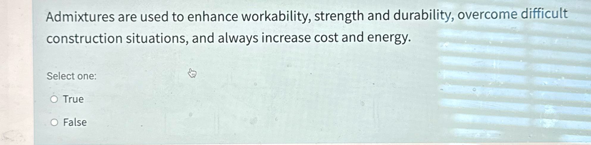 Concrete exhibits inelastic behavior due to the