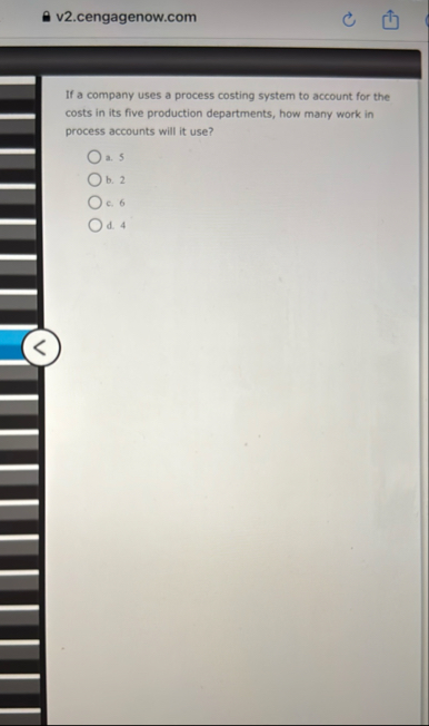 v 2 . cengagenow.com If a company uses a process