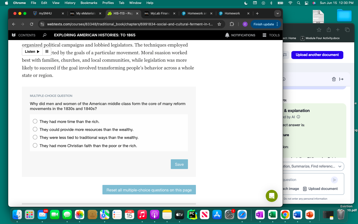 answer it Chrome File Edit View History Bookmarks