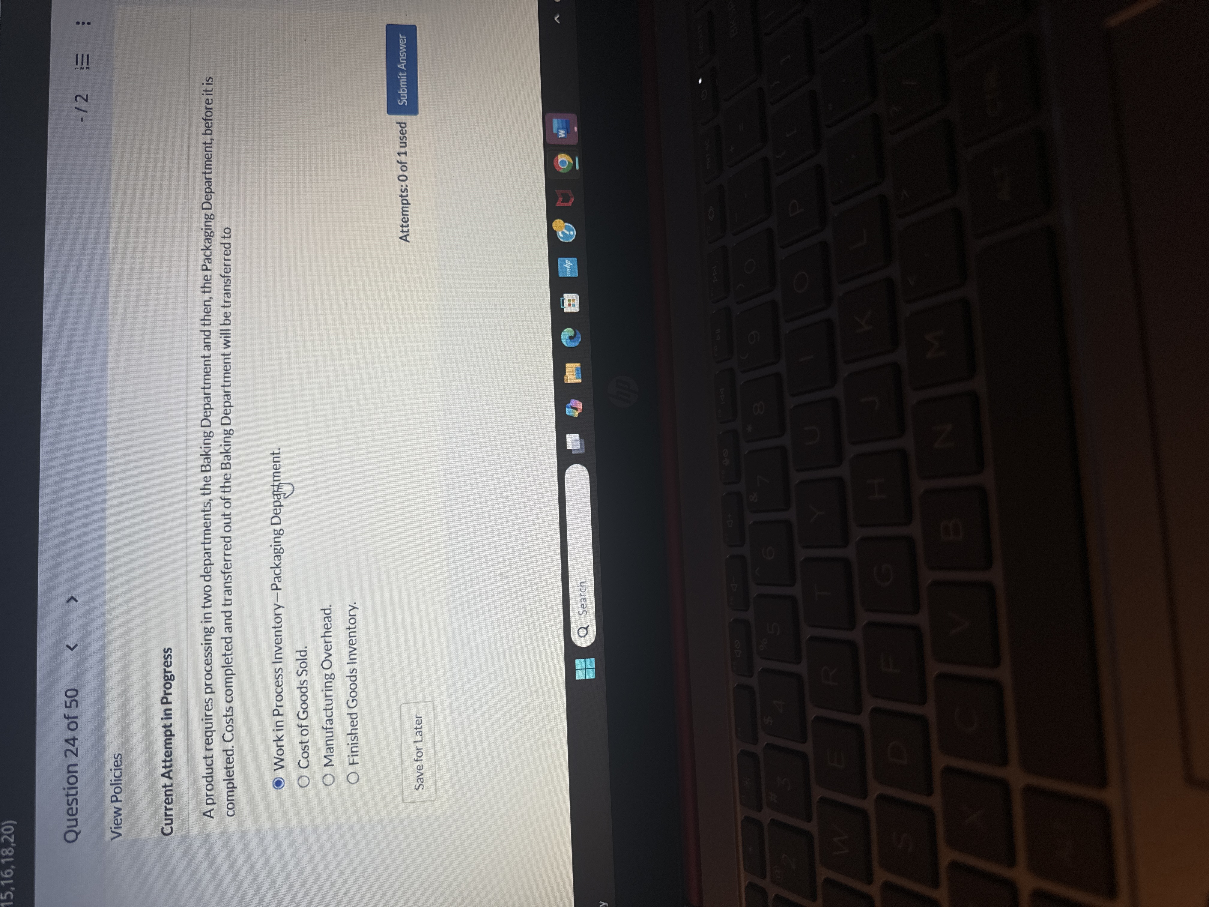 Question 2 4 of 5 0 - \ ( / 2 \ ) View Policies