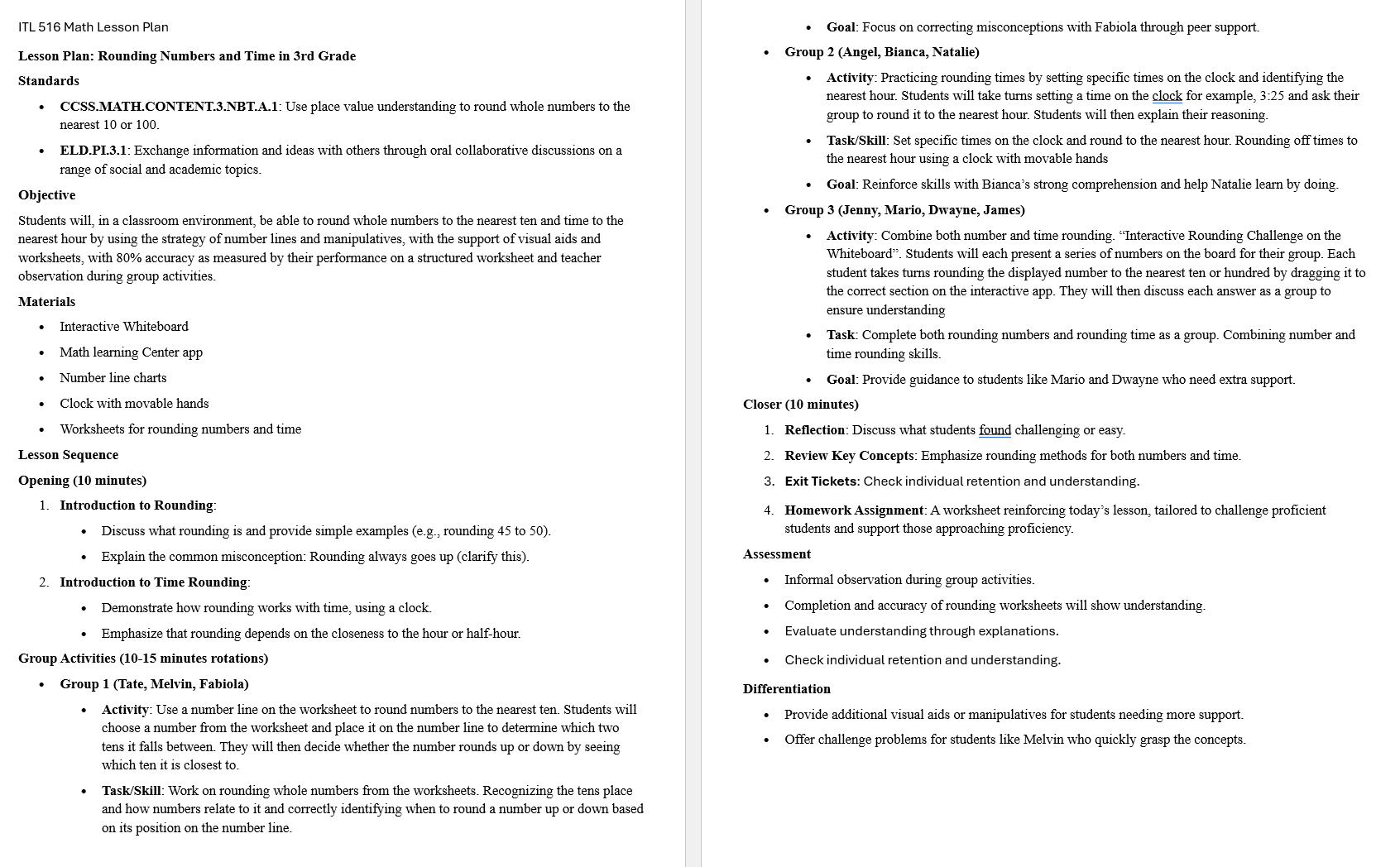 Which Standards for Mathematical Practice does