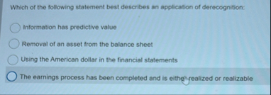 Which of the following statement best describes