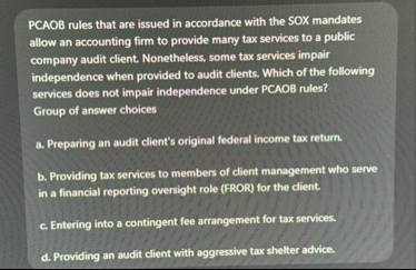 PCAOB rules that are issued in accordance with