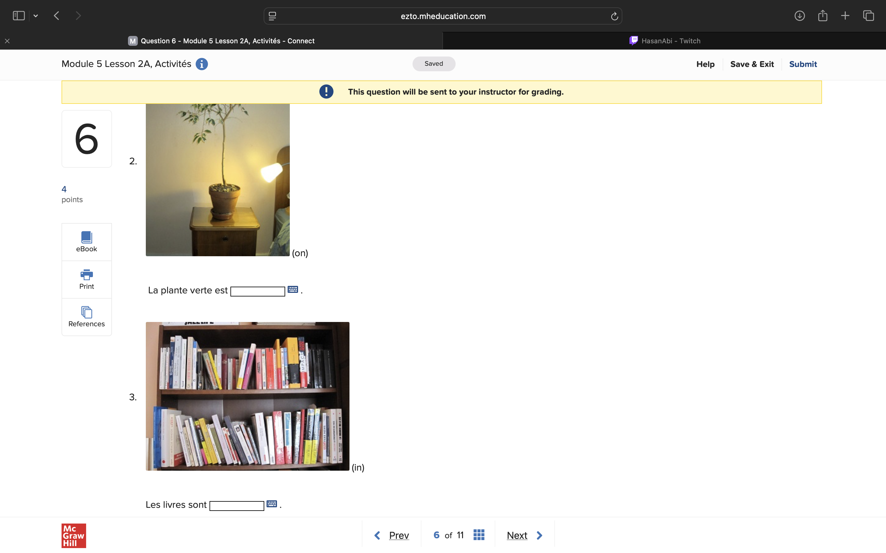 A. Descriptions. Describe the objects in these