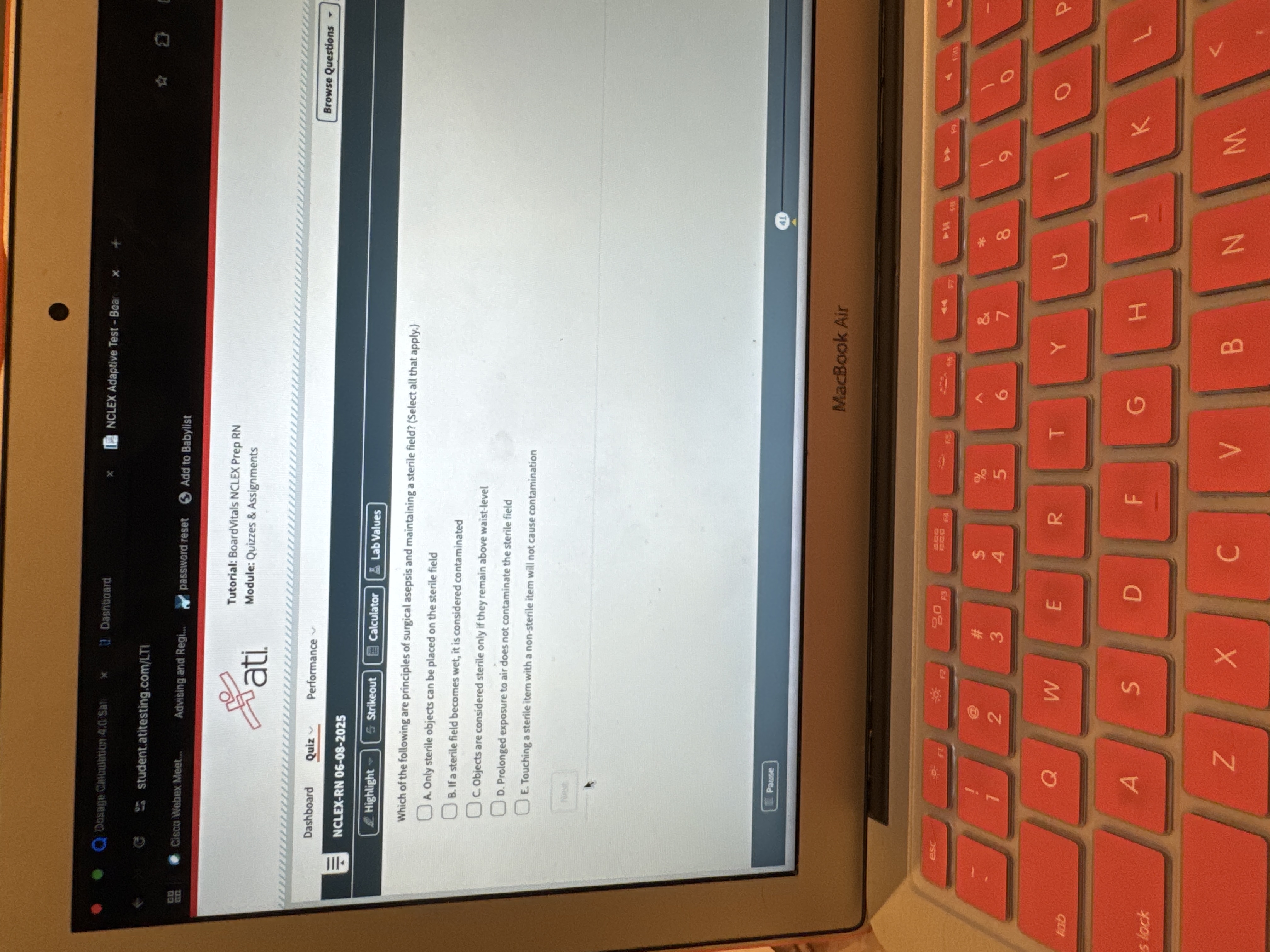 . Dosage Chelation 4.0 Sat Dashboard * NCLEX