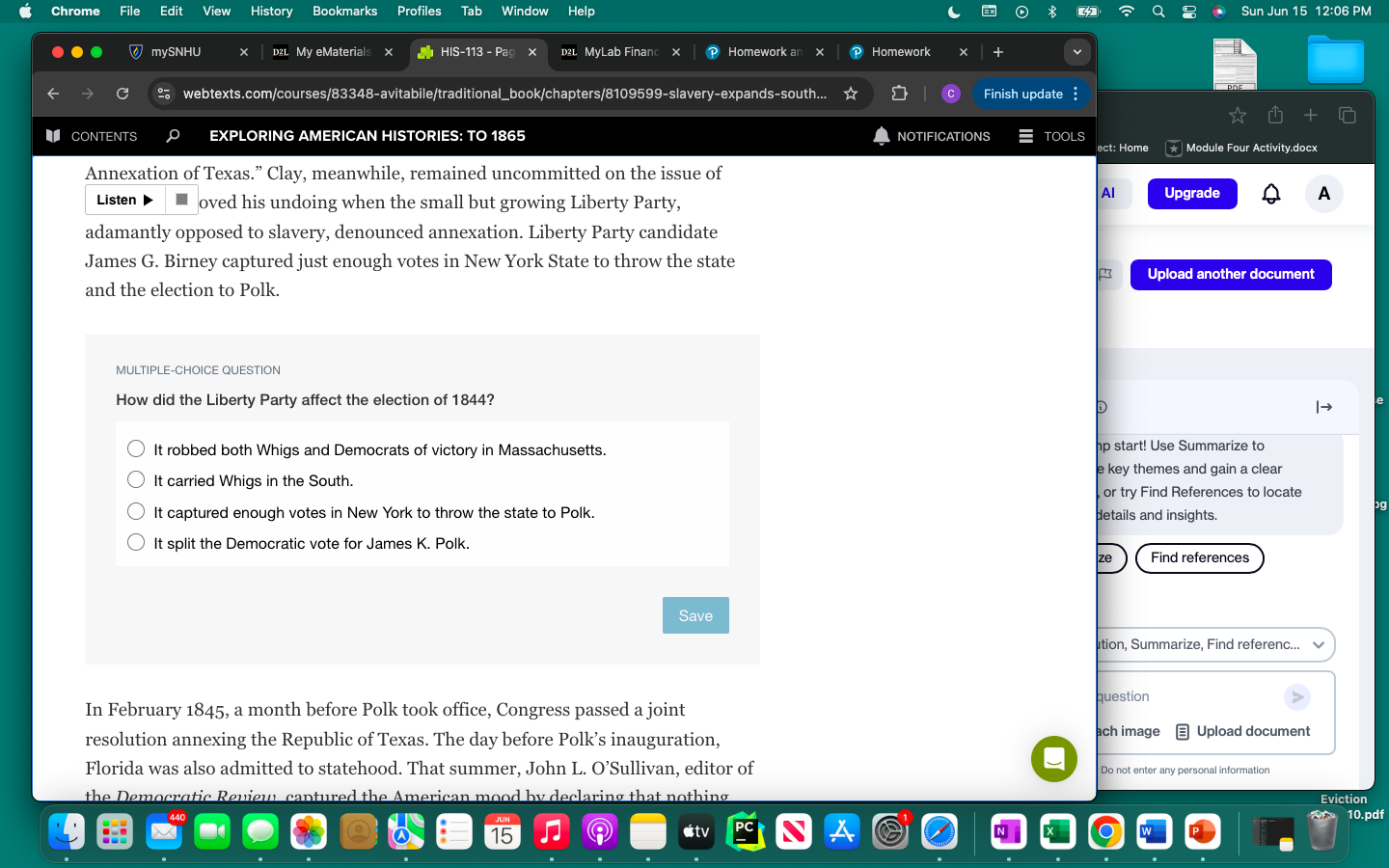 answer it Chrome File Edit View History Bookmarks