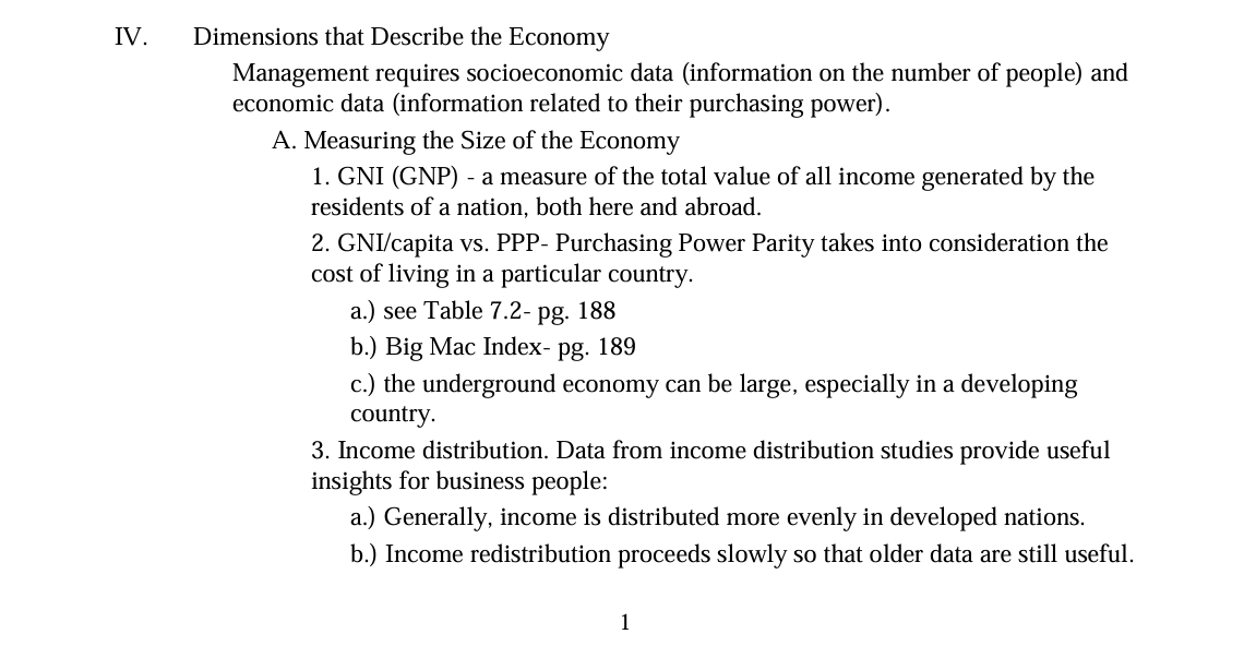 I. IT. Chapter 7 Opening Section The opening