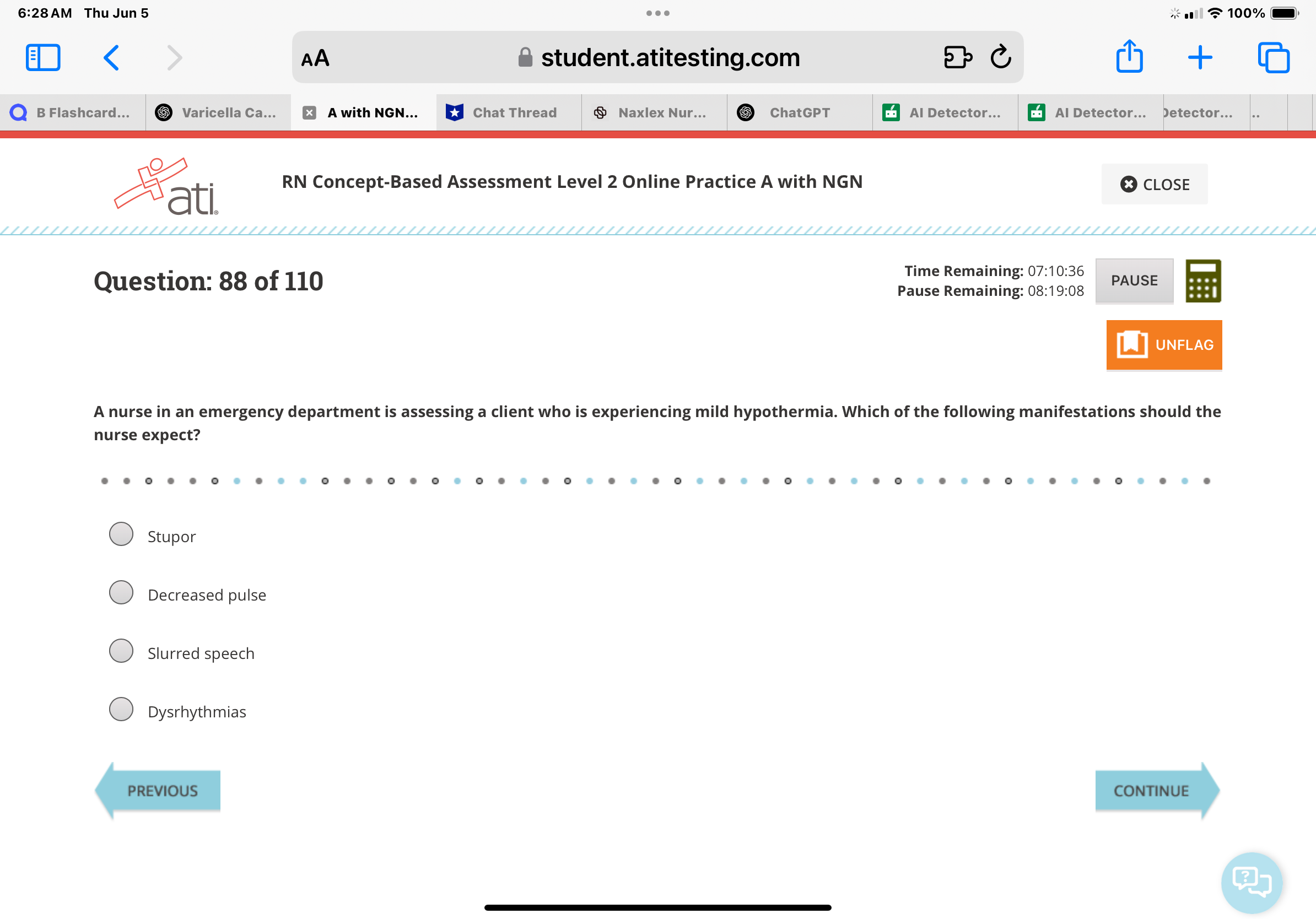 Please help me answer 6:28 AM Thu Jun 5 . . . "